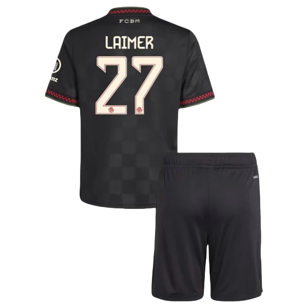 Fotbalový Dres FC Bayern Mnichov Laimer 27 Dětský Alternativní Sada 2025-2026 Fotbalový Dres FC Bayern Mnichov Laimer 27 Dětský Alternativní Sada 2025-2026