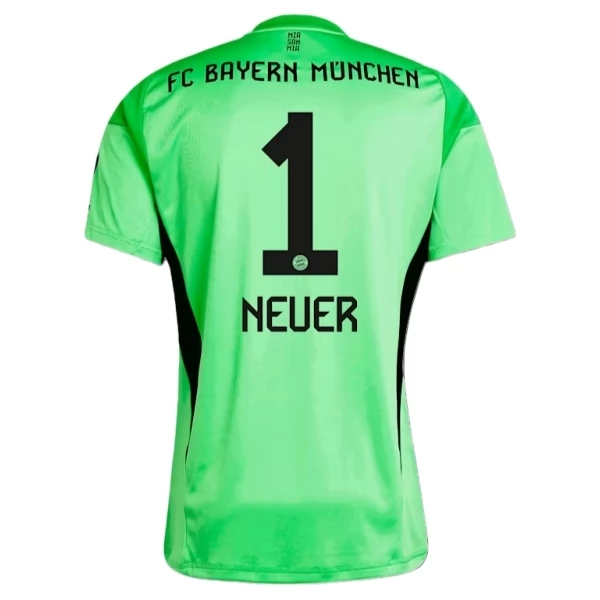 Fotbalový Dres FC Bayern Mnichov Neuer 1 Brankářský Domácí Sada 2025-2026 Fotbalový Dres FC Bayern Mnichov Neuer 1 Brankářský Domácí Sada 2025-2026