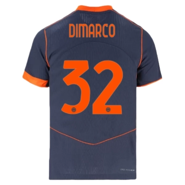 Fotbalový Dres Inter Milan Dimarco 32 Alternativní Sada 2025-2026 Fotbalový Dres Inter Milan Dimarco 32 Alternativní Sada 2025-2026