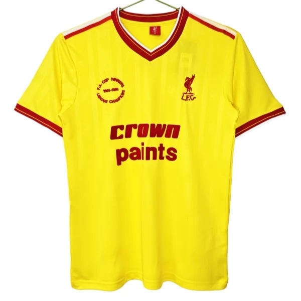 Fotbalový Dres Liverpool Alternativní Sada Retro 1985-1986 Fotbalový Dres Liverpool Alternativní Sada Retro 1985-1986