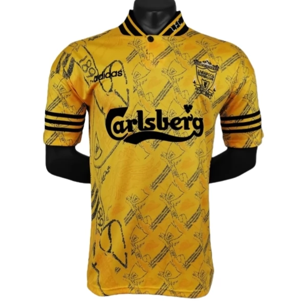 Fotbalový Dres Liverpool Alternativní Sada Retro 1994-1996 Fotbalový Dres Liverpool Alternativní Sada Retro 1994-1996