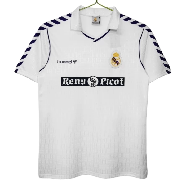 Fotbalový Dres Real Madrid Domácí Sada Retro 1988-1990 Fotbalový Dres Real Madrid Domácí Sada Retro 1988-1990