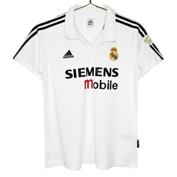 Fotbalový Dres Real Madrid Domácí Sada Retro 2002-2003 Fotbalový Dres Real Madrid Domácí Sada Retro 2002-2003
