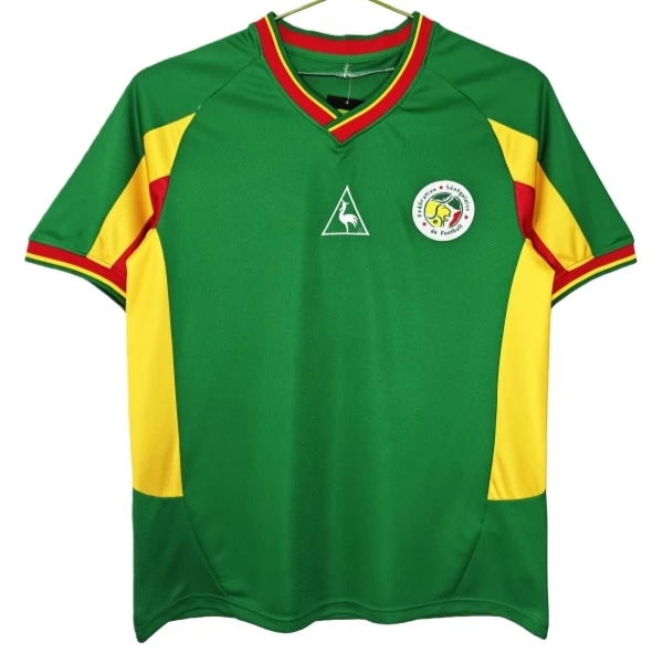 Fotbalový Dres Senegal Venkovní Sada Retro 2002 Fotbalový Dres Senegal Venkovní Sada Retro 2002