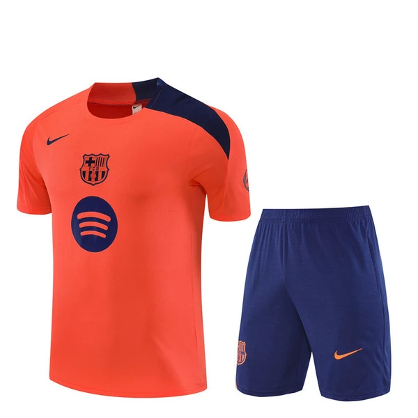 Tréninkový Dres Souprava FC Barcelona Dětský 2025-26 - Shorts Oranžová Tréninkový Dres Souprava FC Barcelona Dětský 2025-26 - Shorts Oranžová