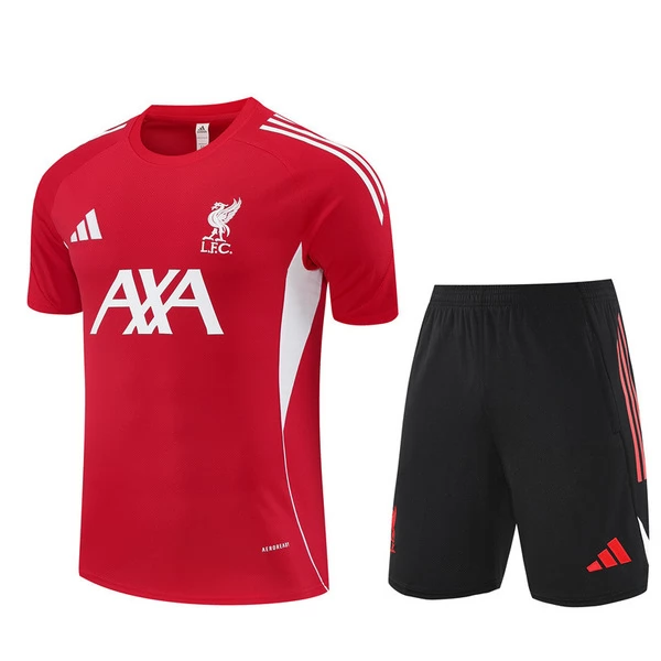 Tréninkový Dres Souprava Liverpool 2025-26 - Shorts Červená Tréninkový Dres Souprava Liverpool 2025-26 - Shorts Červená