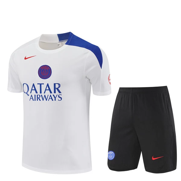 Tréninkový Dres Souprava Paris Saint Germain 2025-26 - Shorts Bílá Tréninkový Dres Souprava Paris Saint Germain 2025-26 - Shorts Bílá