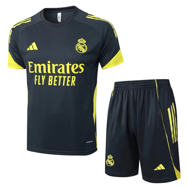 Tréninkový Dres Souprava Real Madrid 2025-26 - Shorts Černá Tréninkový Dres Souprava Real Madrid 2025-26 - Shorts Černá